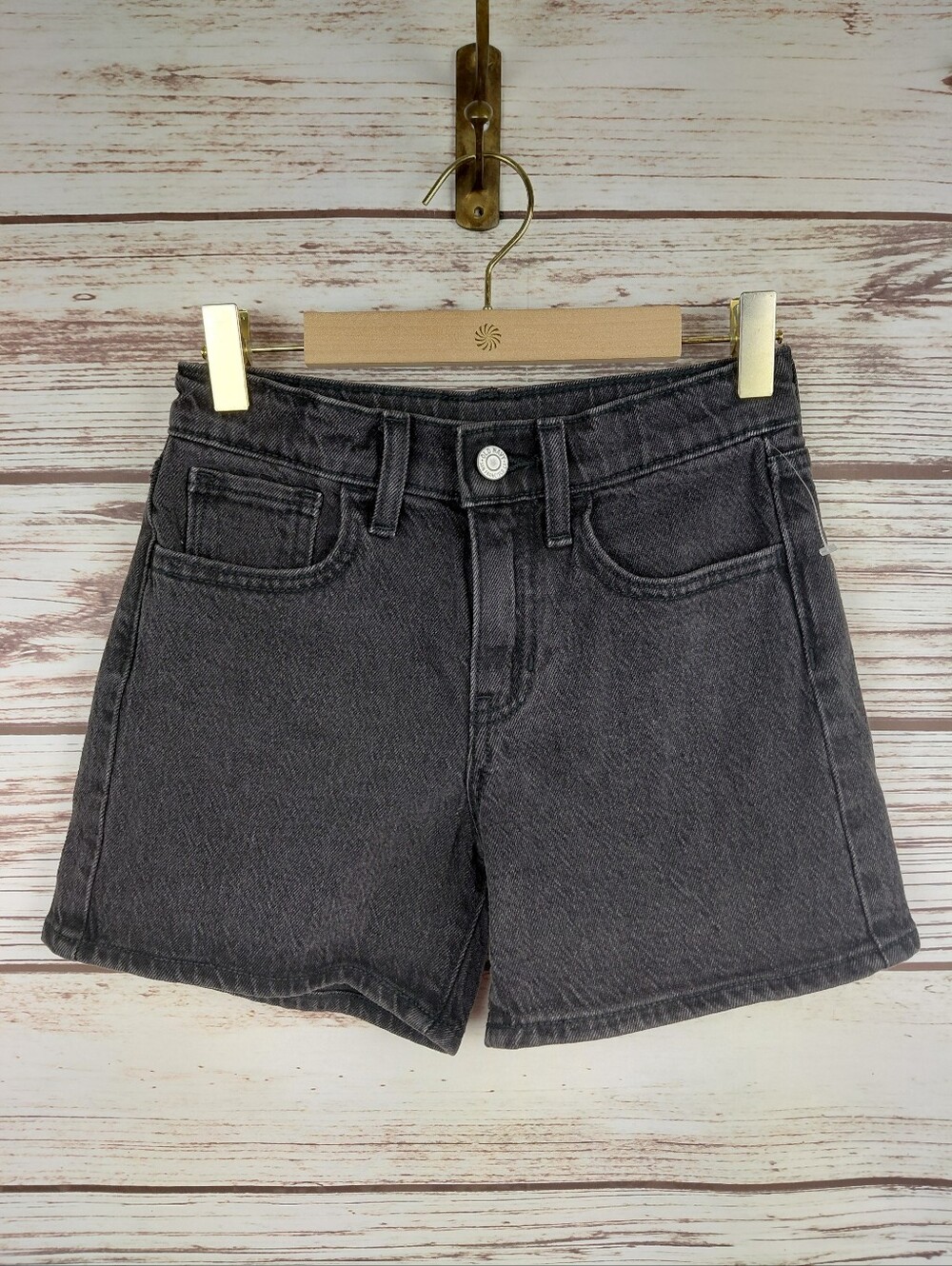 NWOT Old Navy Girls Size 10 Black Denim Jean Shorts